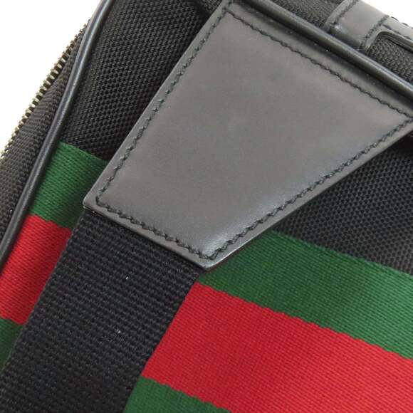 GUCCI Black Canvas Fanny Pack - Picture 13 of 16